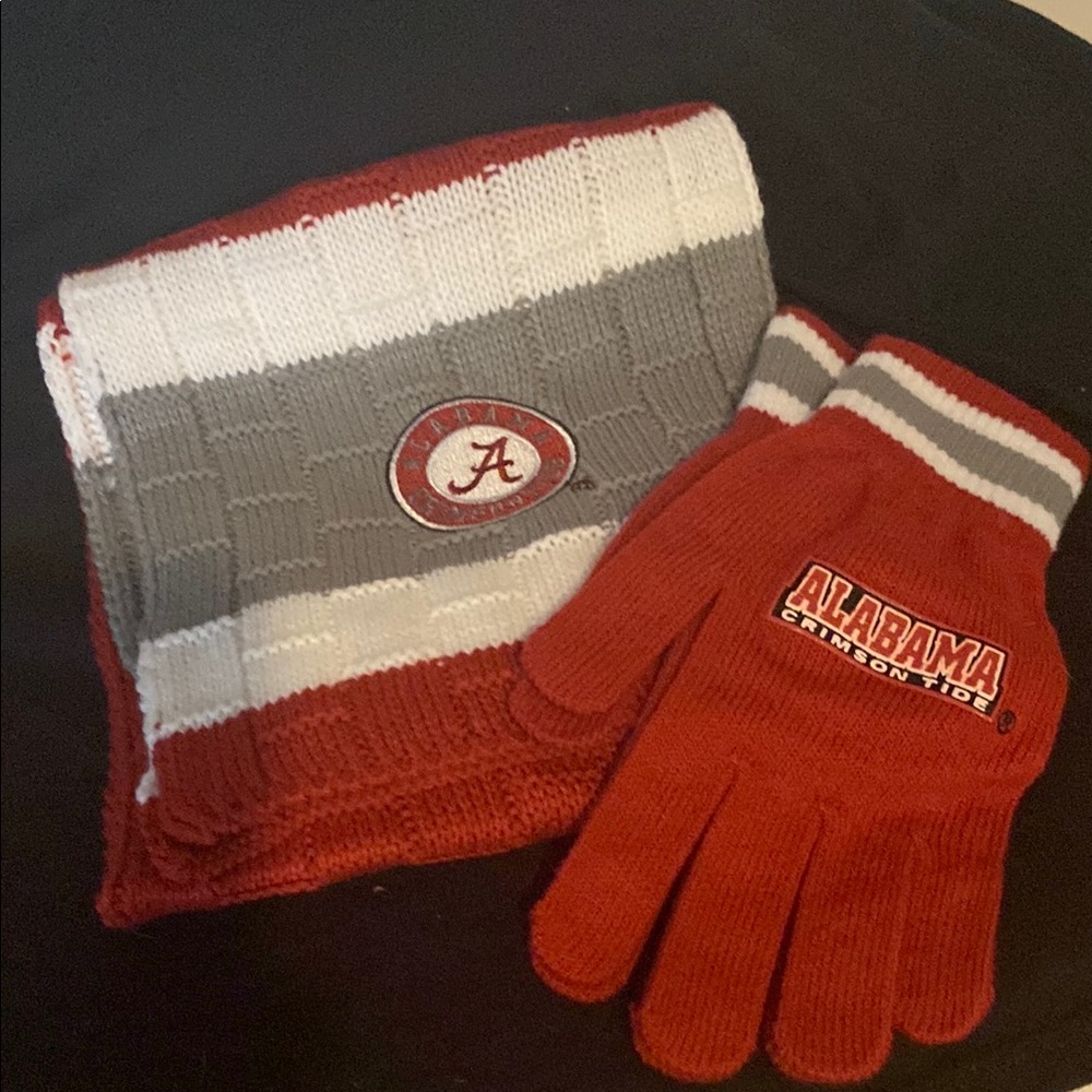 Cozy Red and Gray Striped Scarf